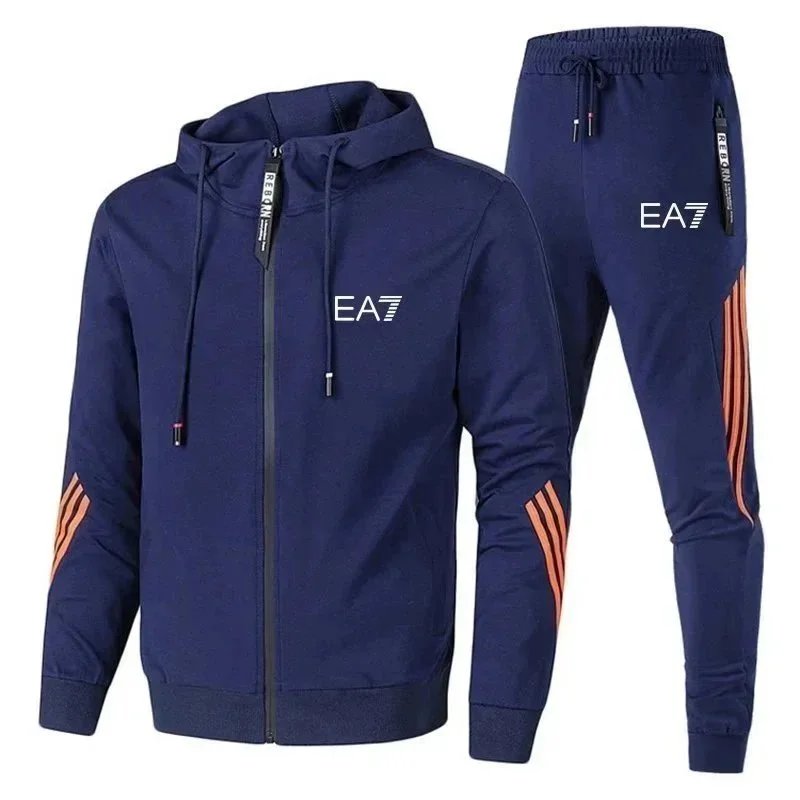 navy blue with white