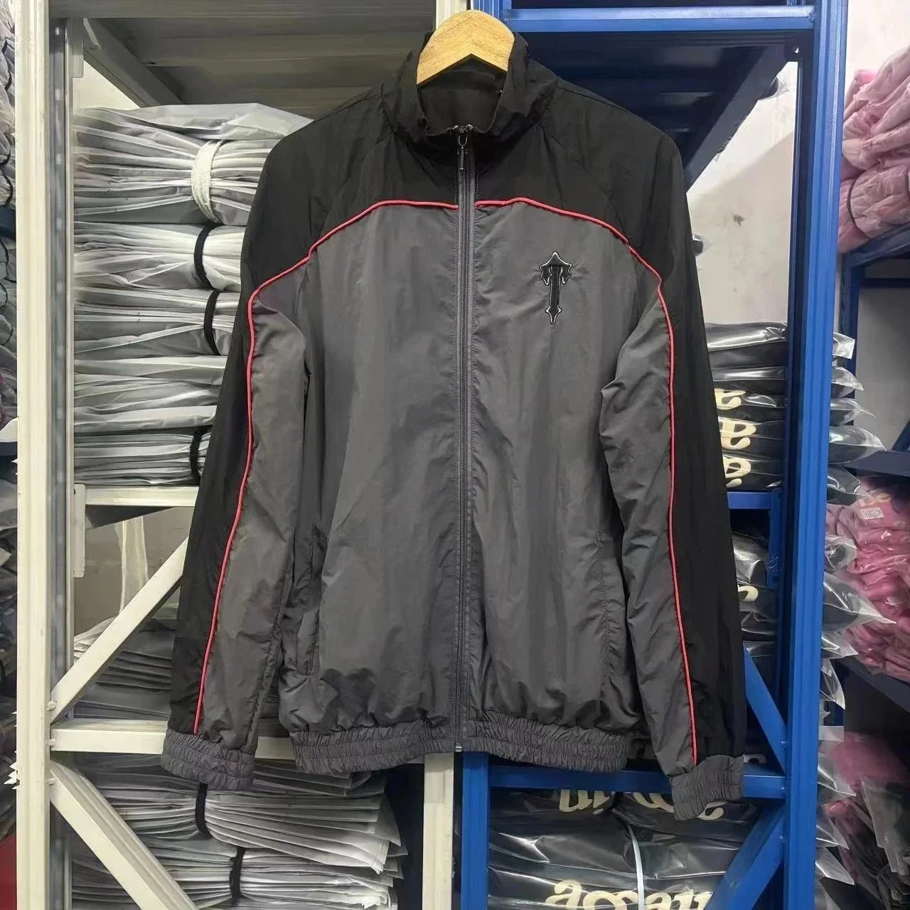 3109黑灰外套