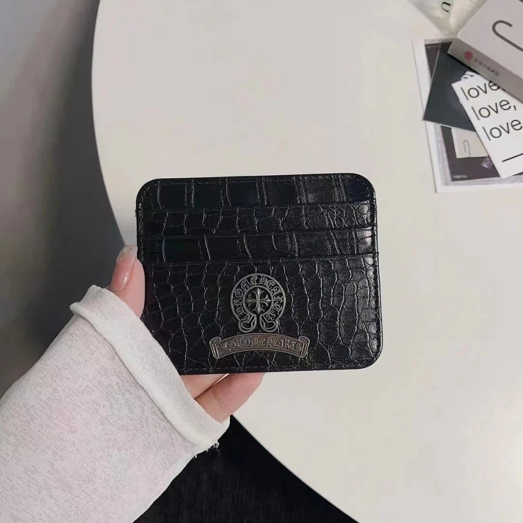 鳄鱼纹黑色圆标