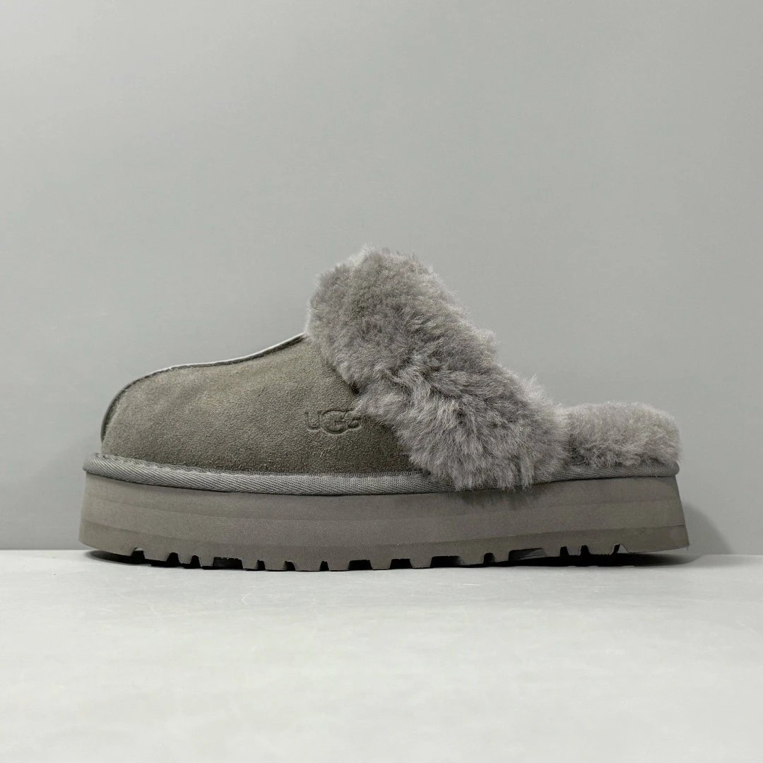 UGG 星拖厚底 灰色 1122550-CHRC