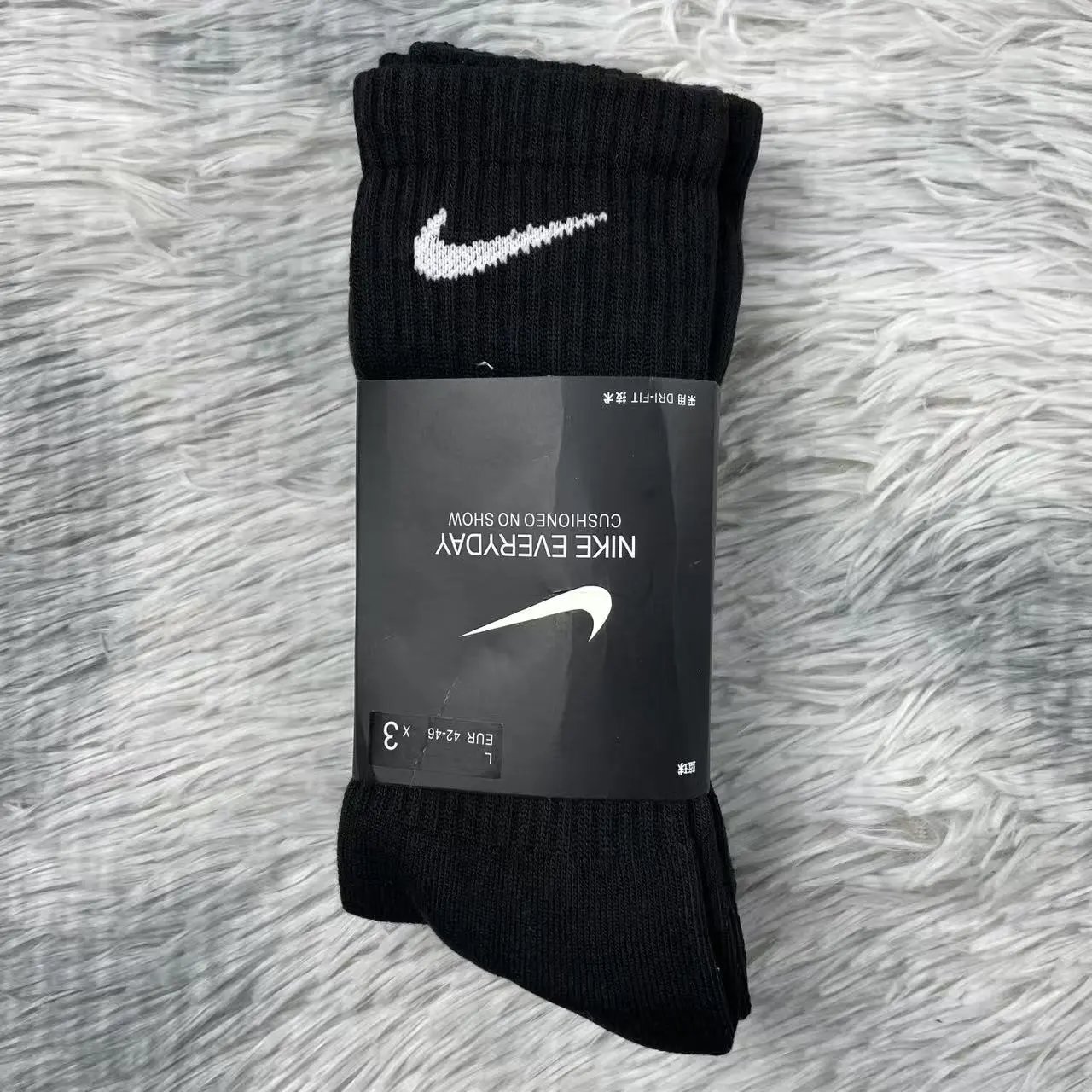 NIKE 3 Pairs  Black