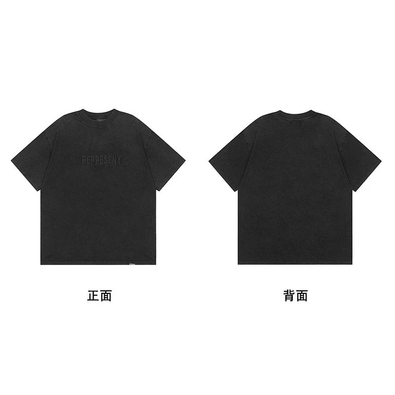 水洗黑【刺绣字母】
