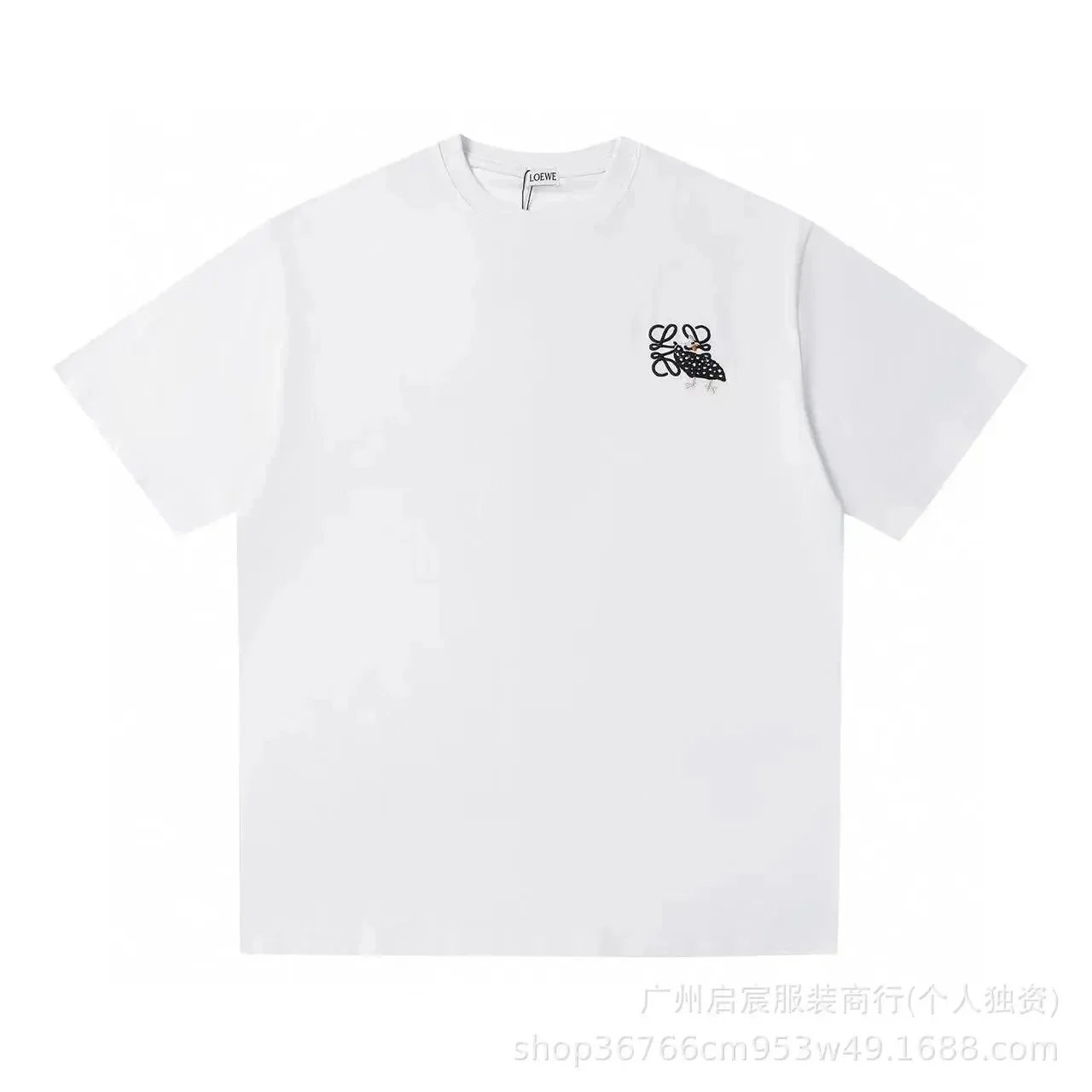A019绣花白色