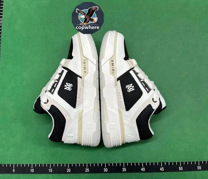 AMIRI x NY Yankees White Black Sneakers Men's Fashion Sneakers