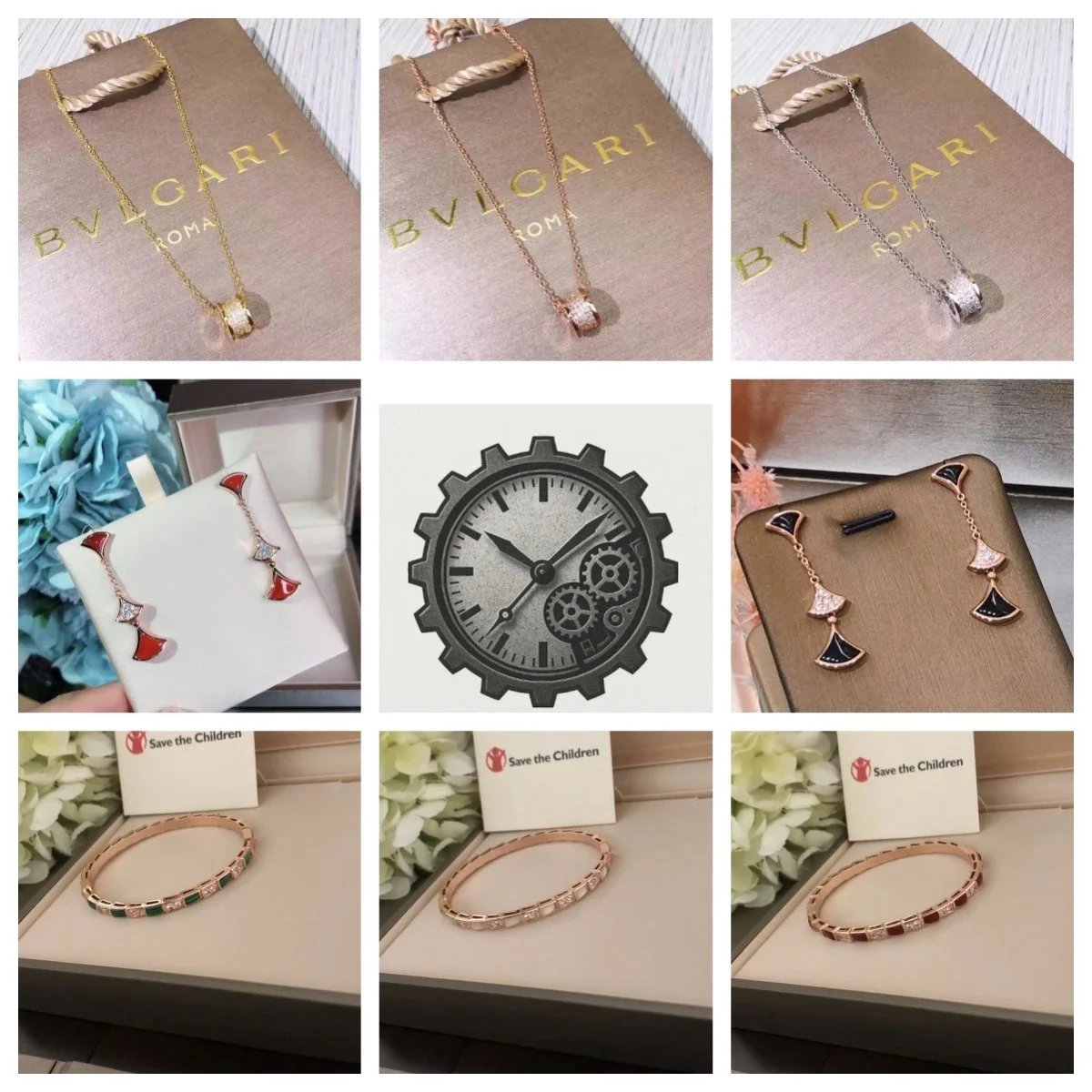 Bulgari Jewelry Collection Necklaces Earrings Bracelets