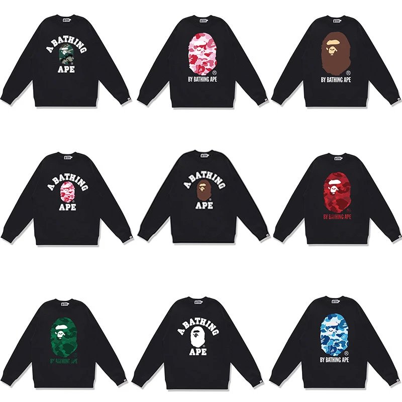 A Bathing Ape Classic Logo Sweatshirts Collection