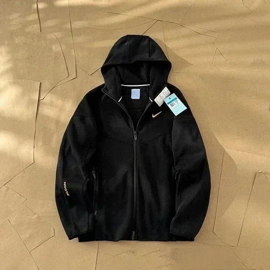 Nike Black Hooded Zip-Up Jacket Men's Sportswear
