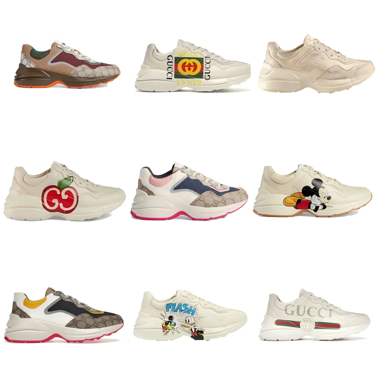 Gucci Sneakers Collection - Luxury Fashion Shoes