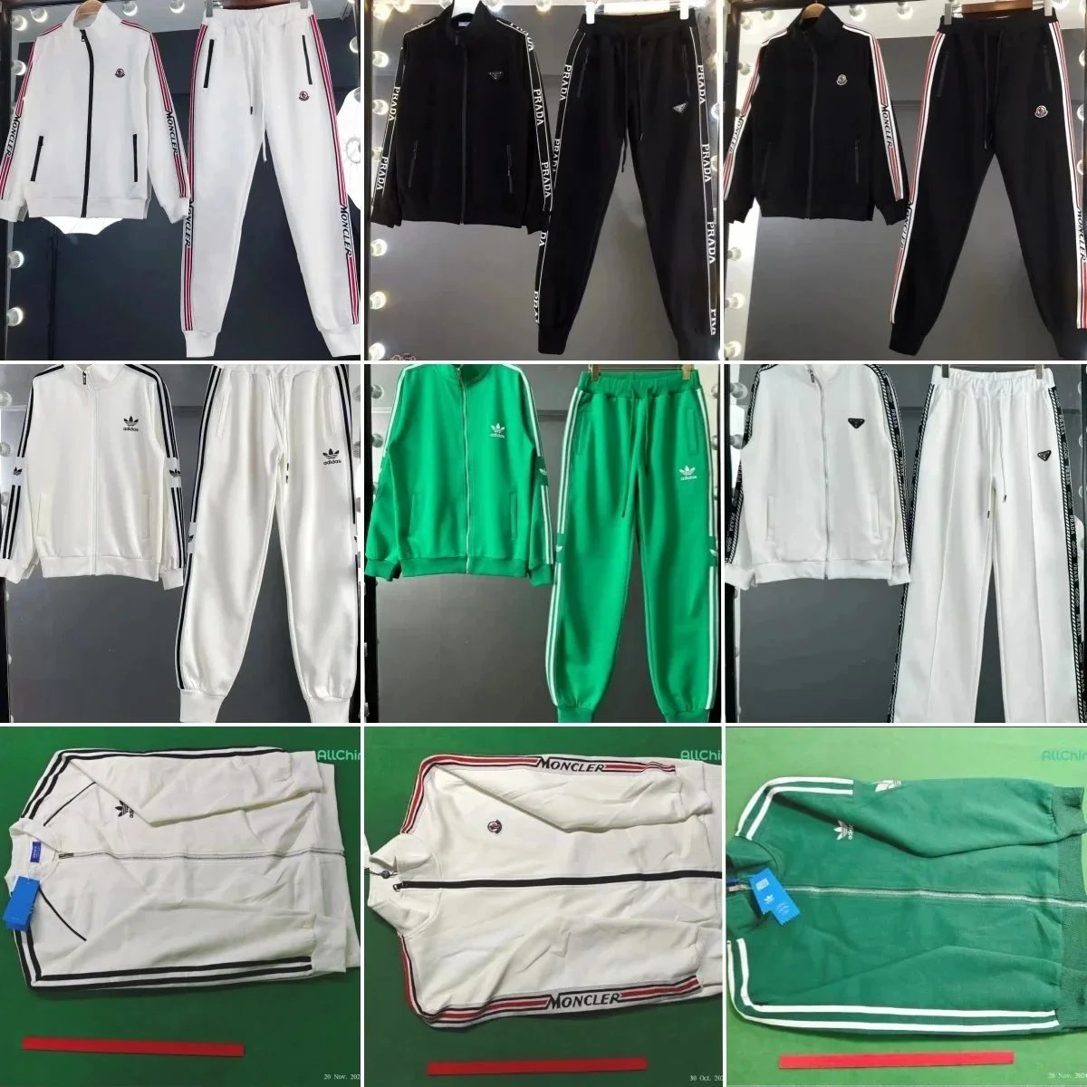 Adidas Tracksuit Set Men Women Sportswear Jacket Pants Outfit