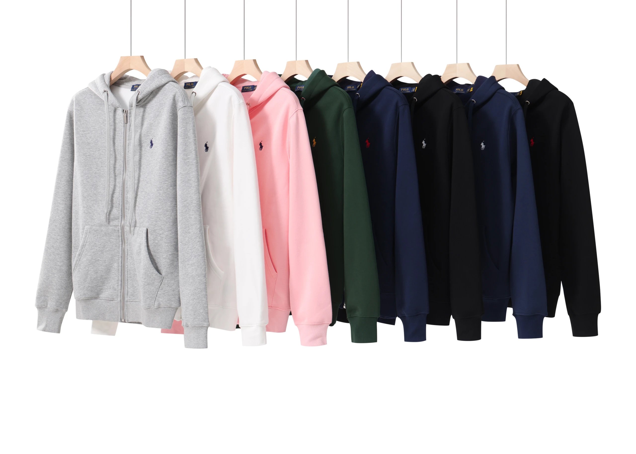 Polo Ralph Lauren Zip-Up Hoodie Sweatshirt for Men and Women