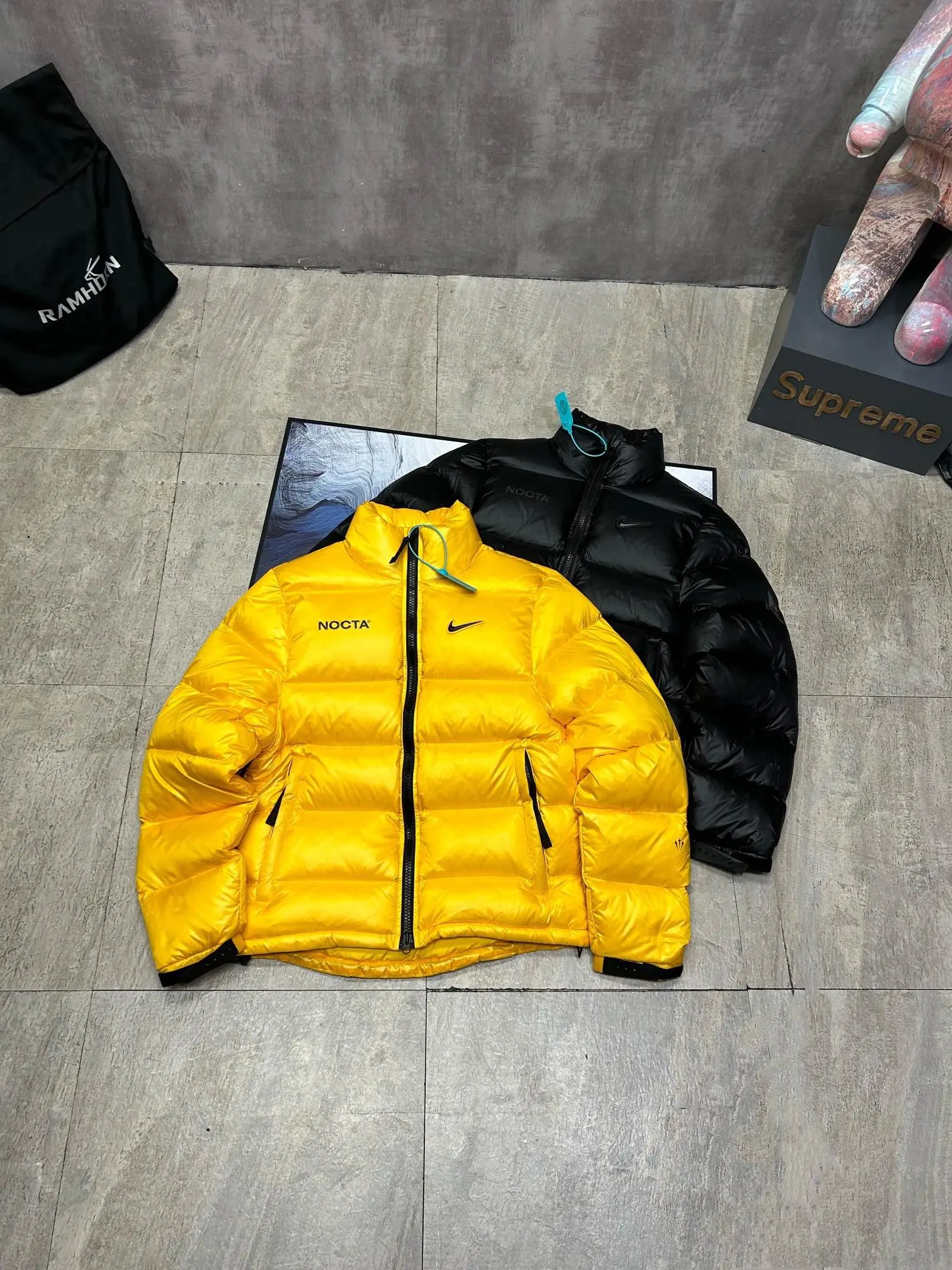 NOCTA x Nike Yellow Puffer Jacket Men's Winter Coat