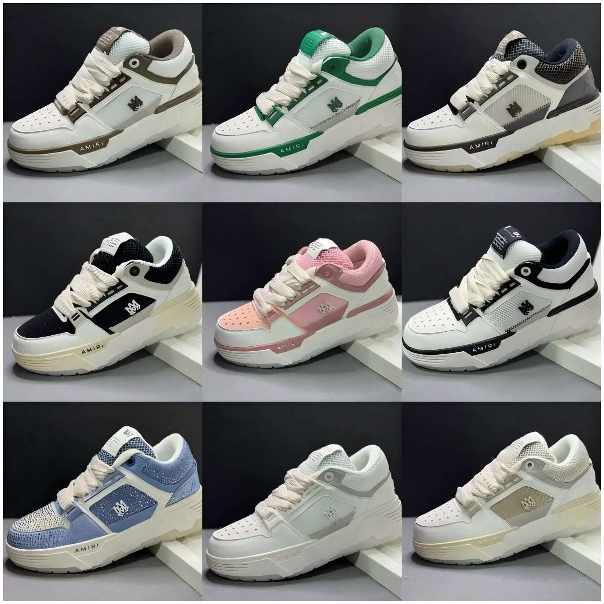 AMIRI Sneakers Fashion Street Style Men Women Shoes