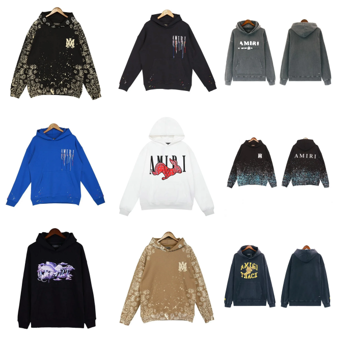 AMIRI Hoodies Sweatshirts Men's Streetwear Fashion