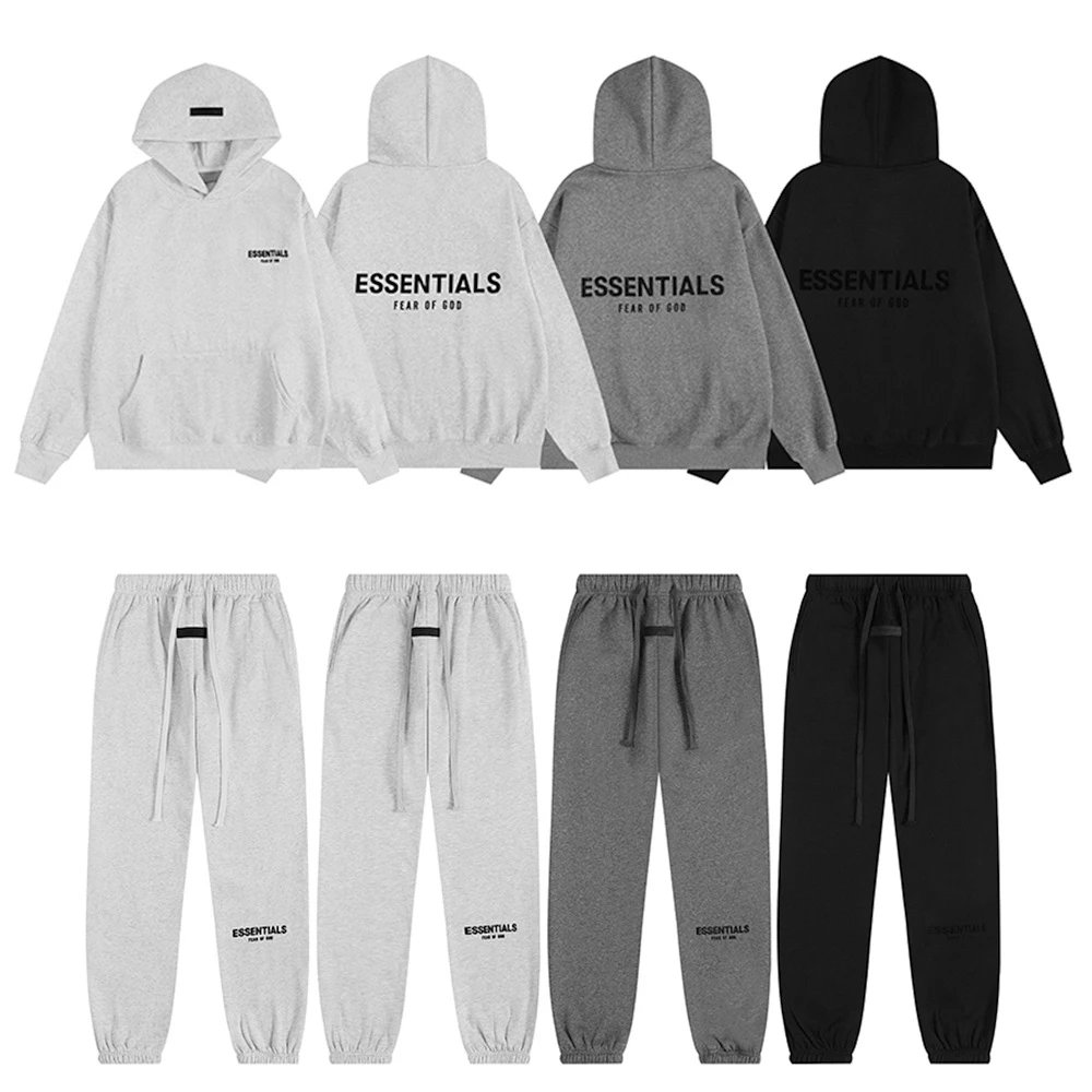 Essentials Hoodie and Jogger Set for Men Women