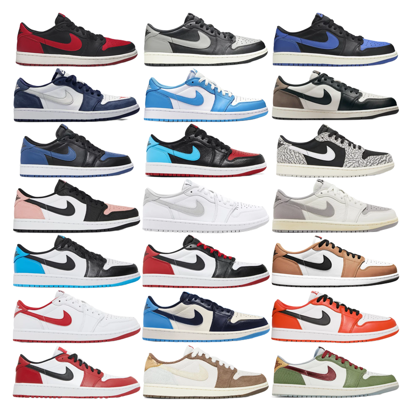 Air Jordan 1 Low Sneakers Men's Basketball Shoes