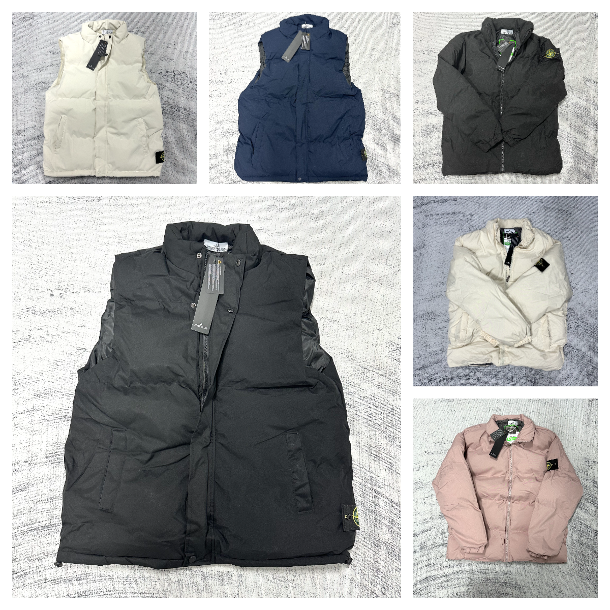 Stone Island Puffer Vest and Jacket Collection