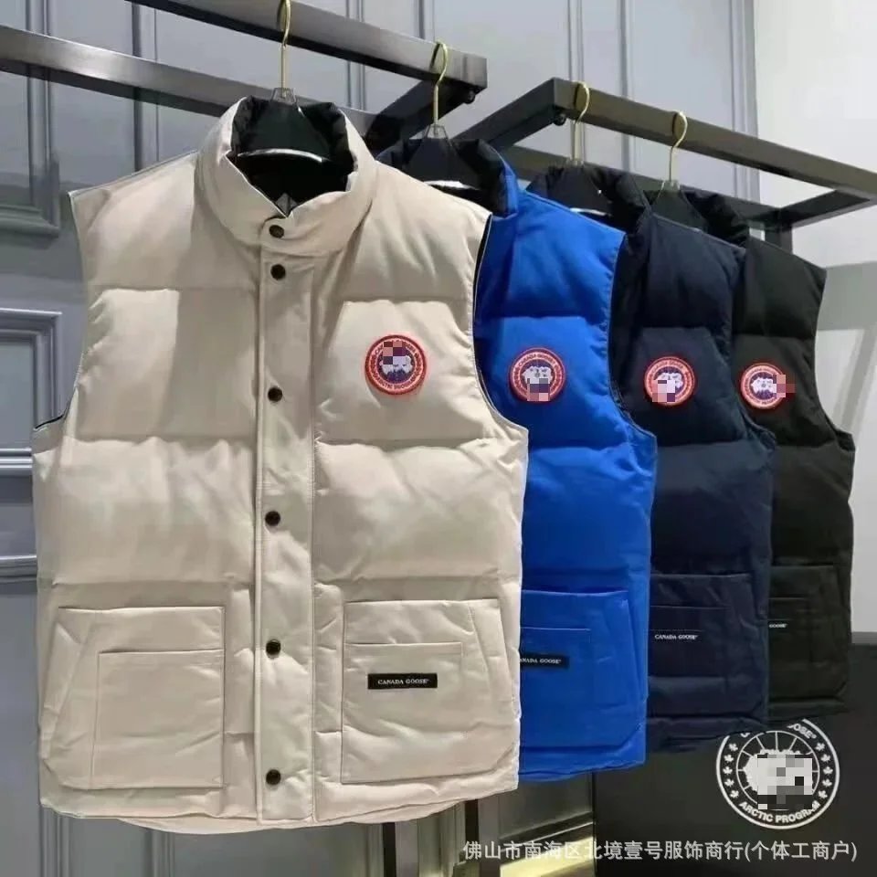 冬季高版本大鹅无袖马甲坎肩百搭08远征男女情侣加厚保暖休闲外套⑤