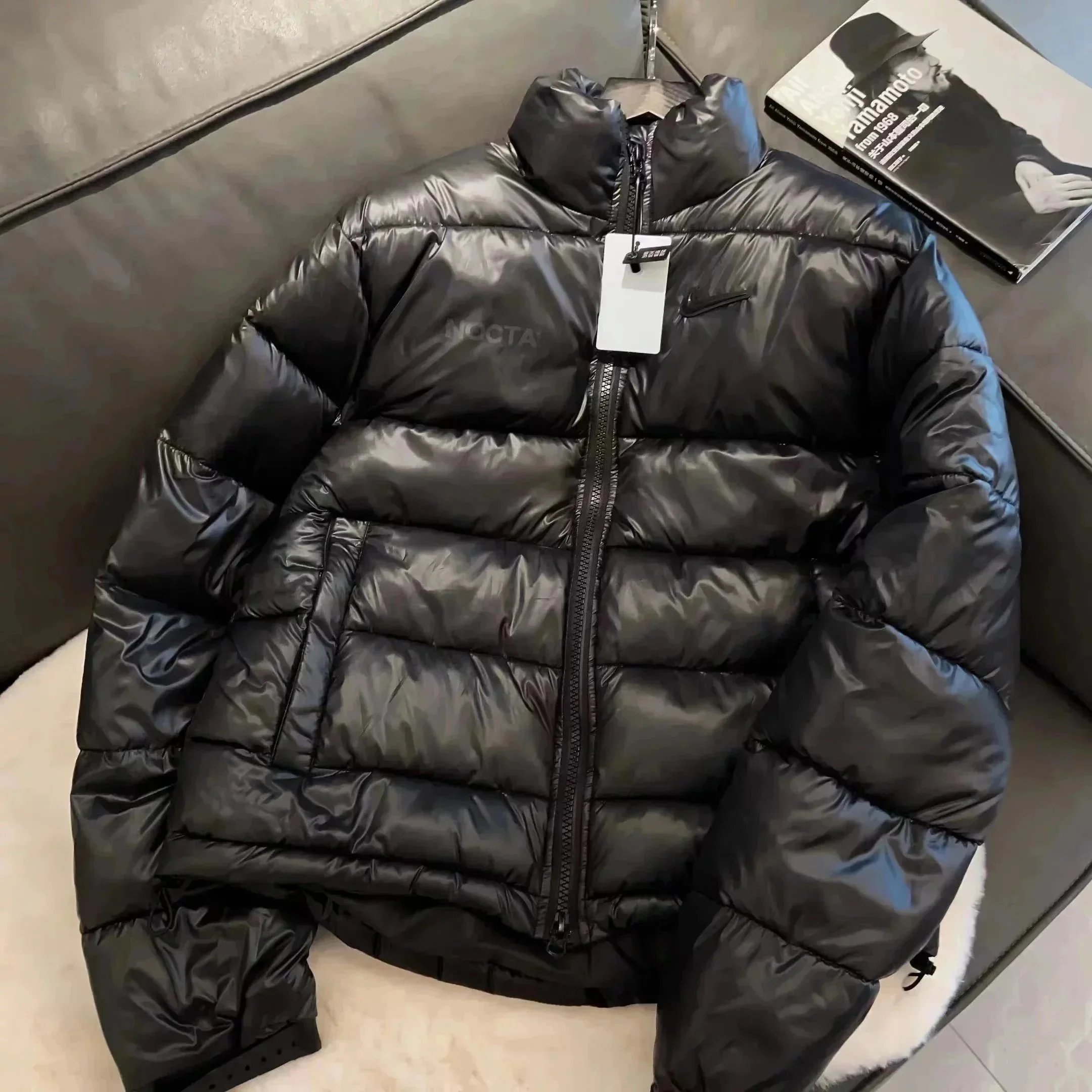 NOCTA Black Puffer Jacket Men's Winter Warm Coat
