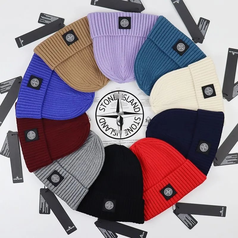 Stone Island Knit Beanie Hat in Multiple Colors