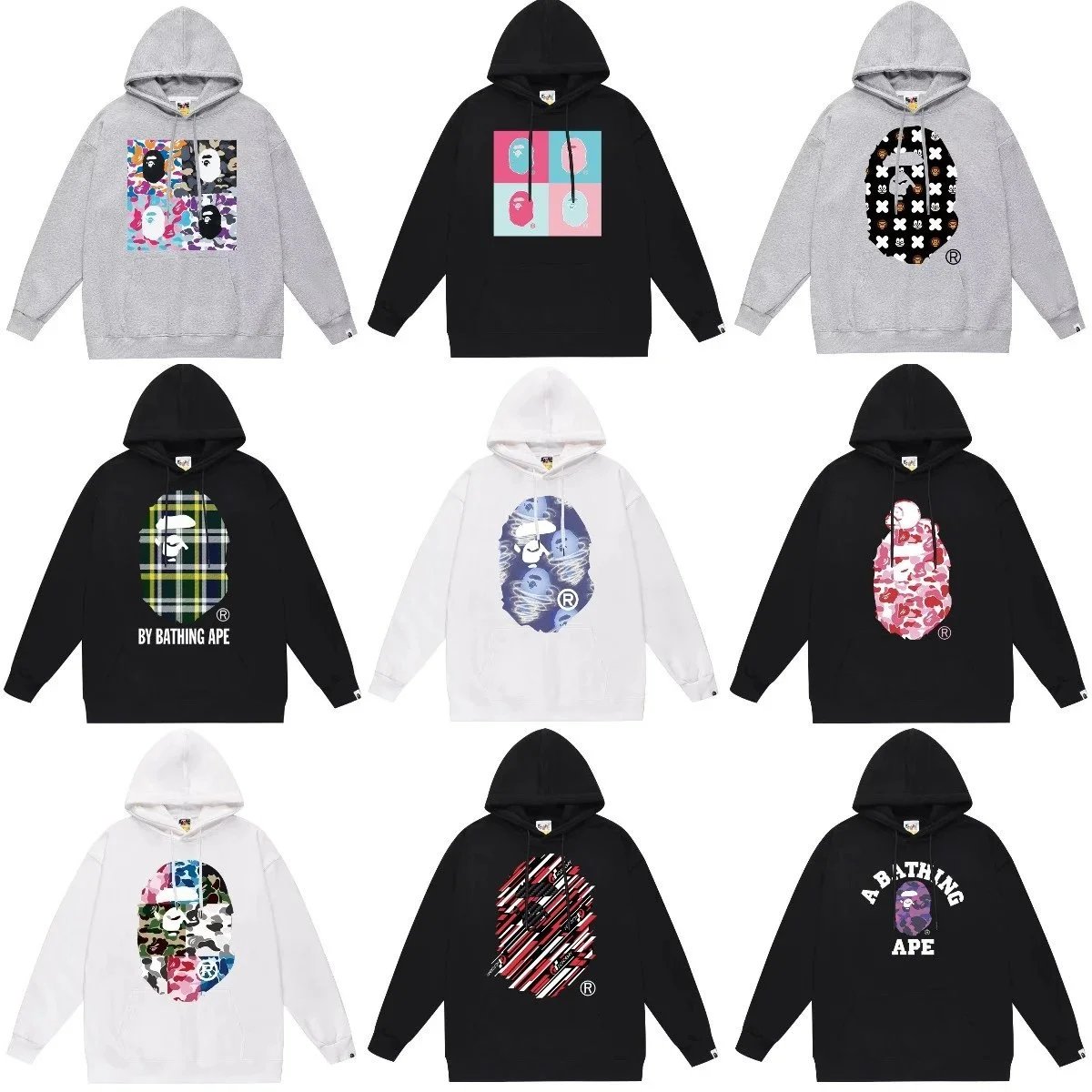 A Bathing Ape Hoodies Sweatshirts Streetwear Fashion