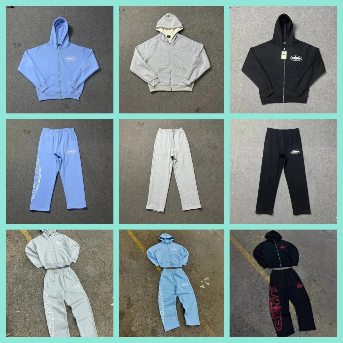 Saucony Hoodie and Sweatpants Set for Men Women