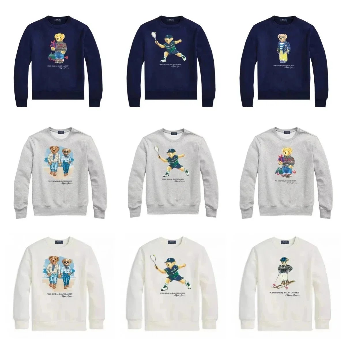 Polo Bear Sweatshirts for Men and Women - Classic Bear Designs