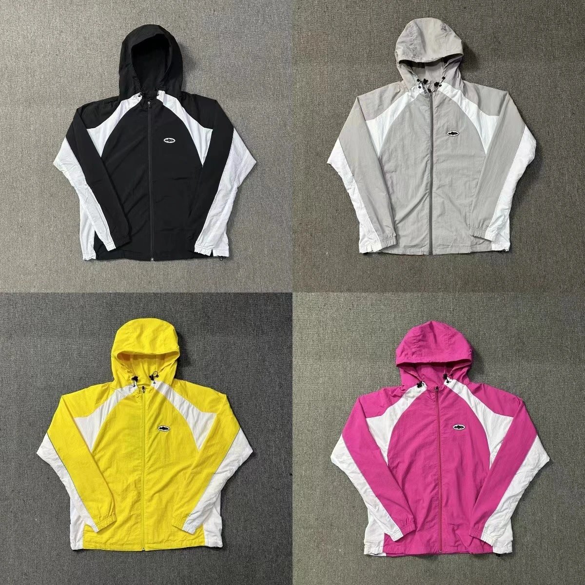 OAKLEY Windbreaker Hooded Jacket Lightweight Sport Coat for Men Women