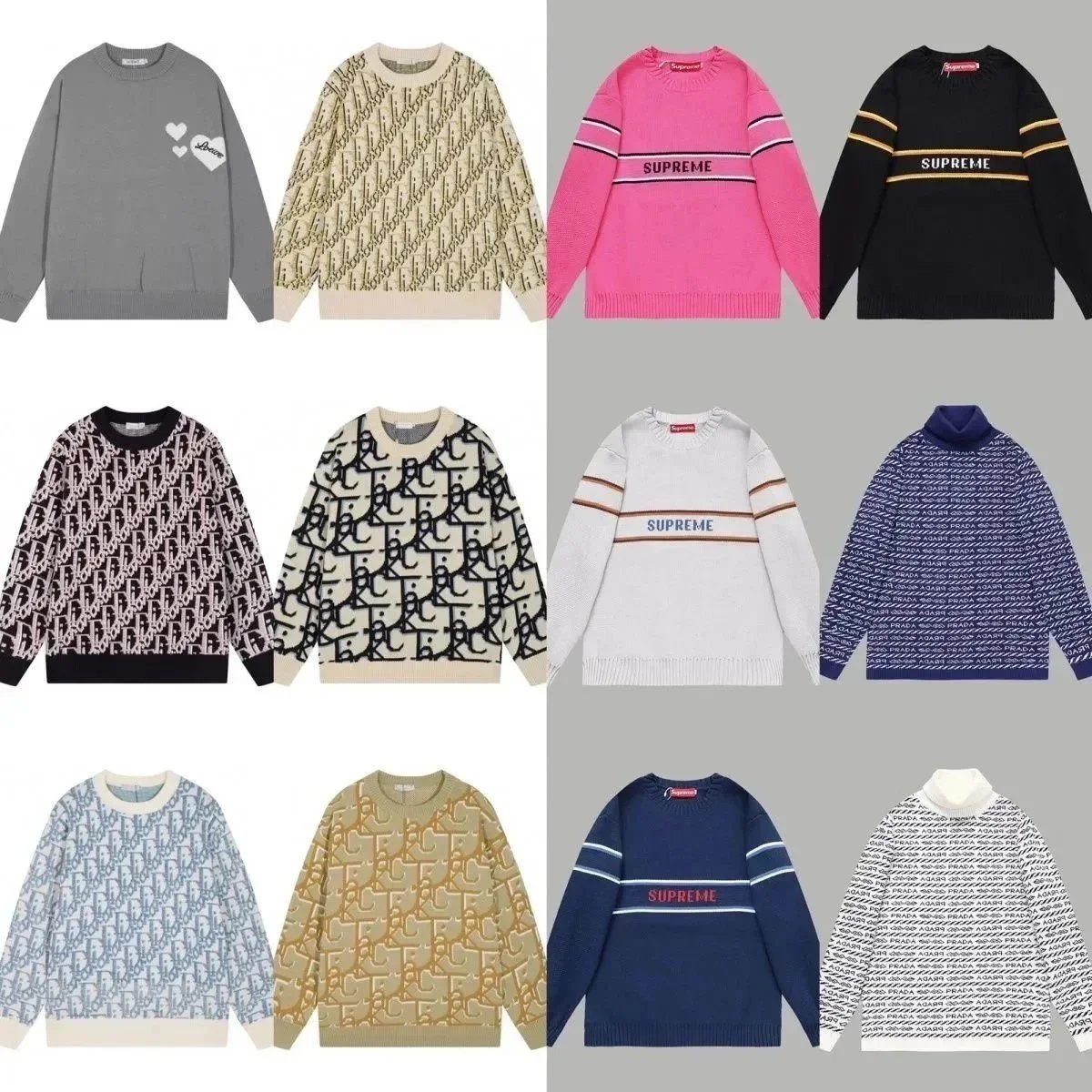Supreme Knit Sweaters Collection - Fashion Streetwear