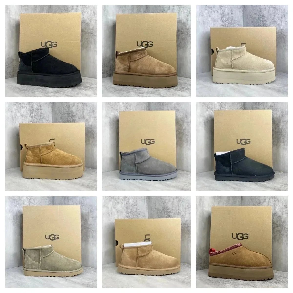 UGG Mini Boot Platform Shoes Women's Fashion Winter Boots