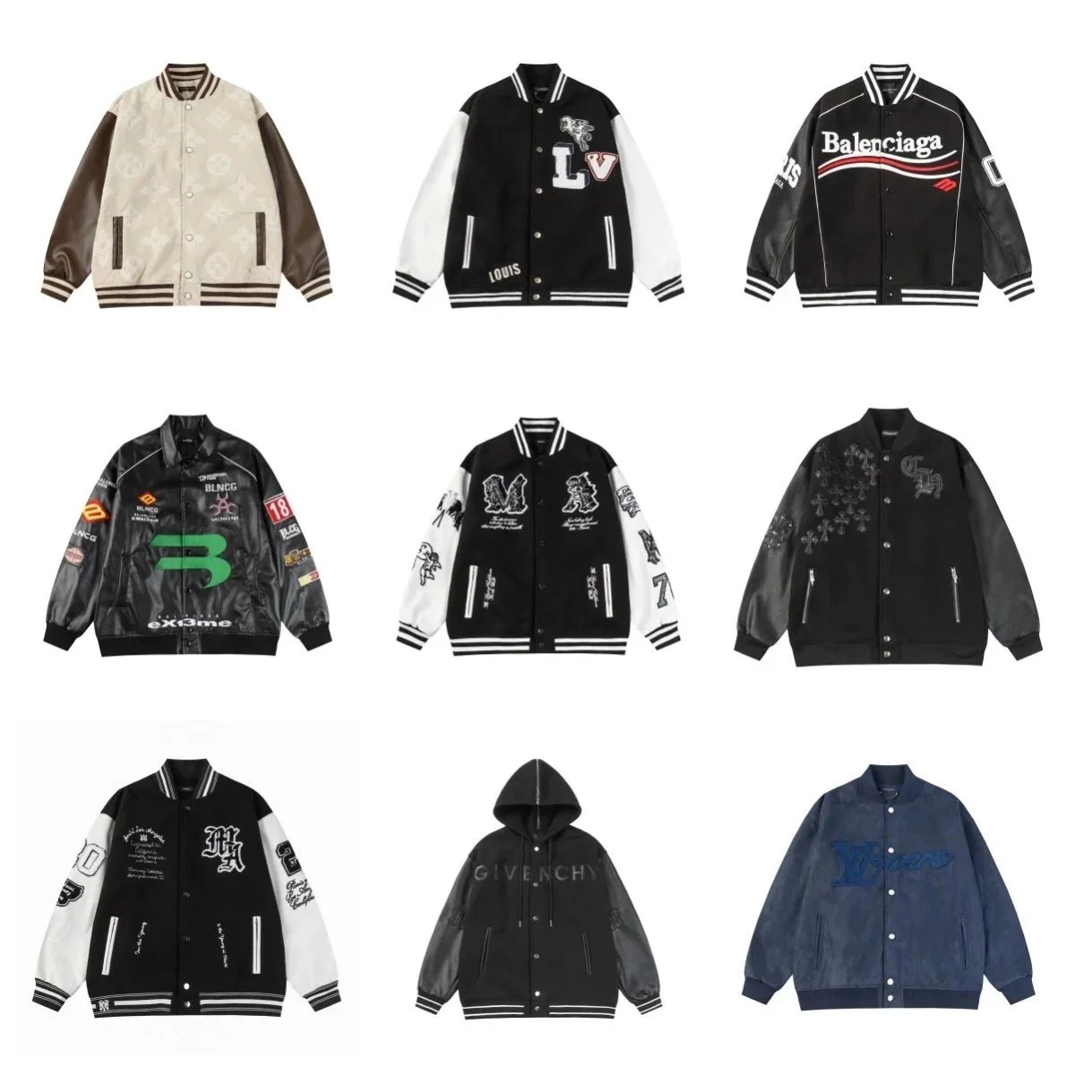Luxury Brand Letterman Jackets for Men and Women