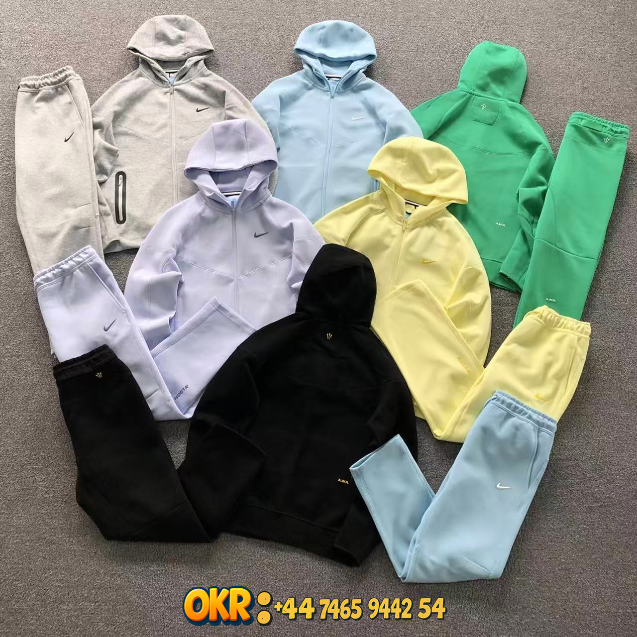 Nike Hoodie and Sweatpants Set for Men and Women