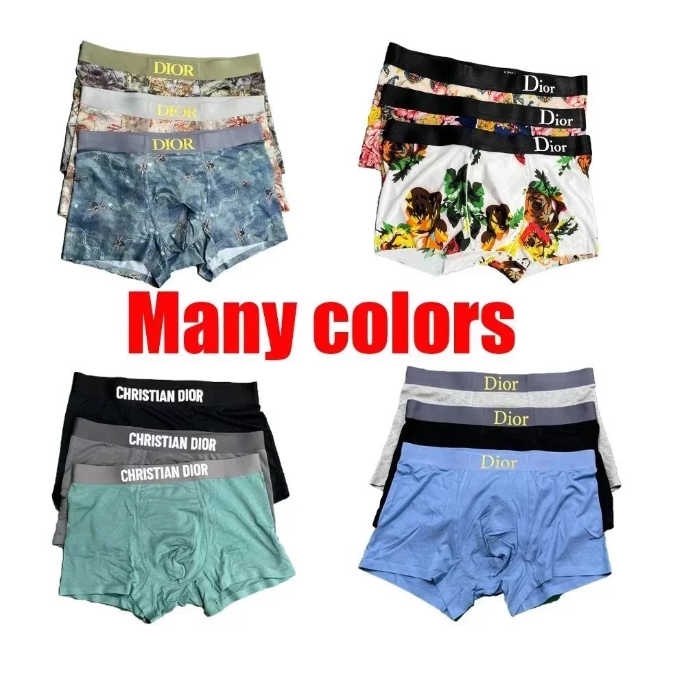 Dior Men's Boxer Briefs Multiple Colors Floral and Solid Designs