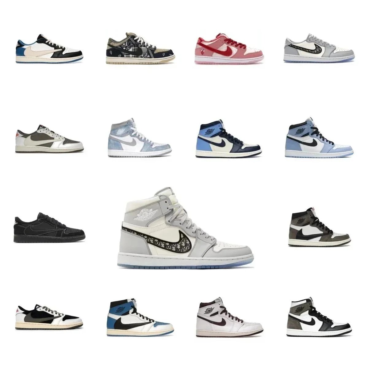 Air Jordan 1 High OG Sneakers Men's Basketball Shoes