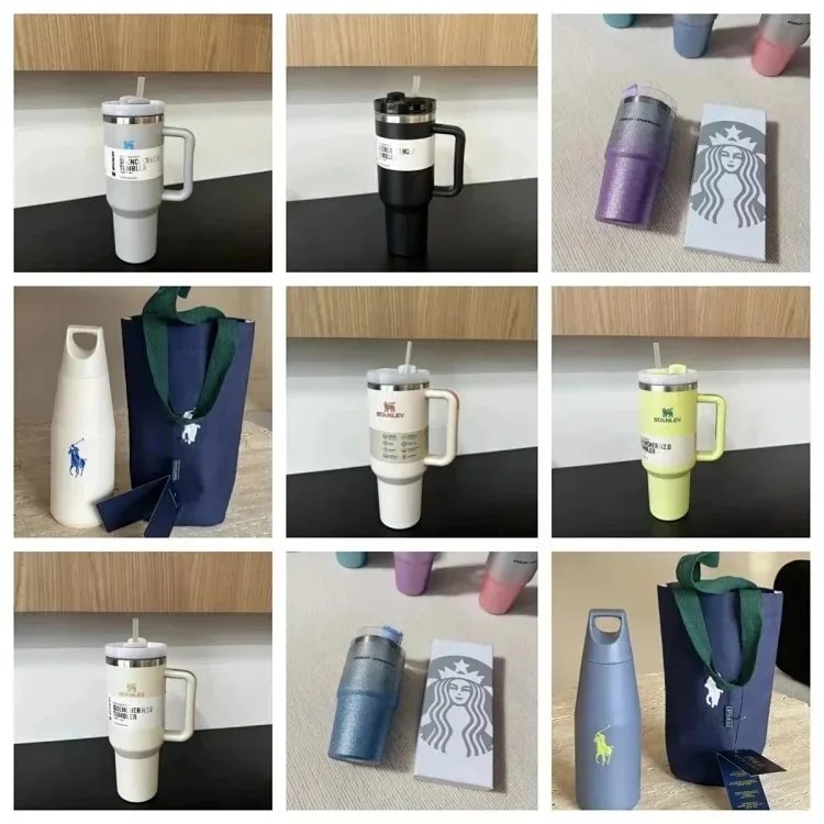 Stanley Insulated Tumbler with Handle and Straw