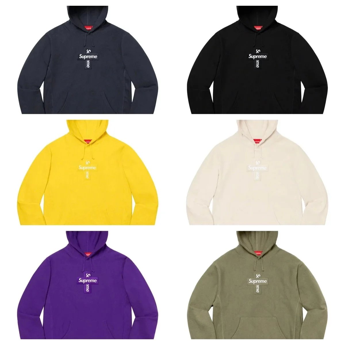 Supreme Box Logo Hoodie in Multiple Colors