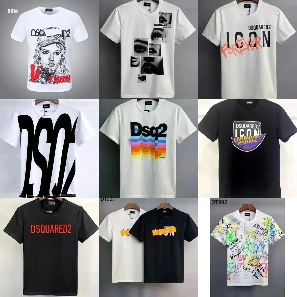 DSQUARED2 Men's T-Shirts Collection Icon Graphic Tees