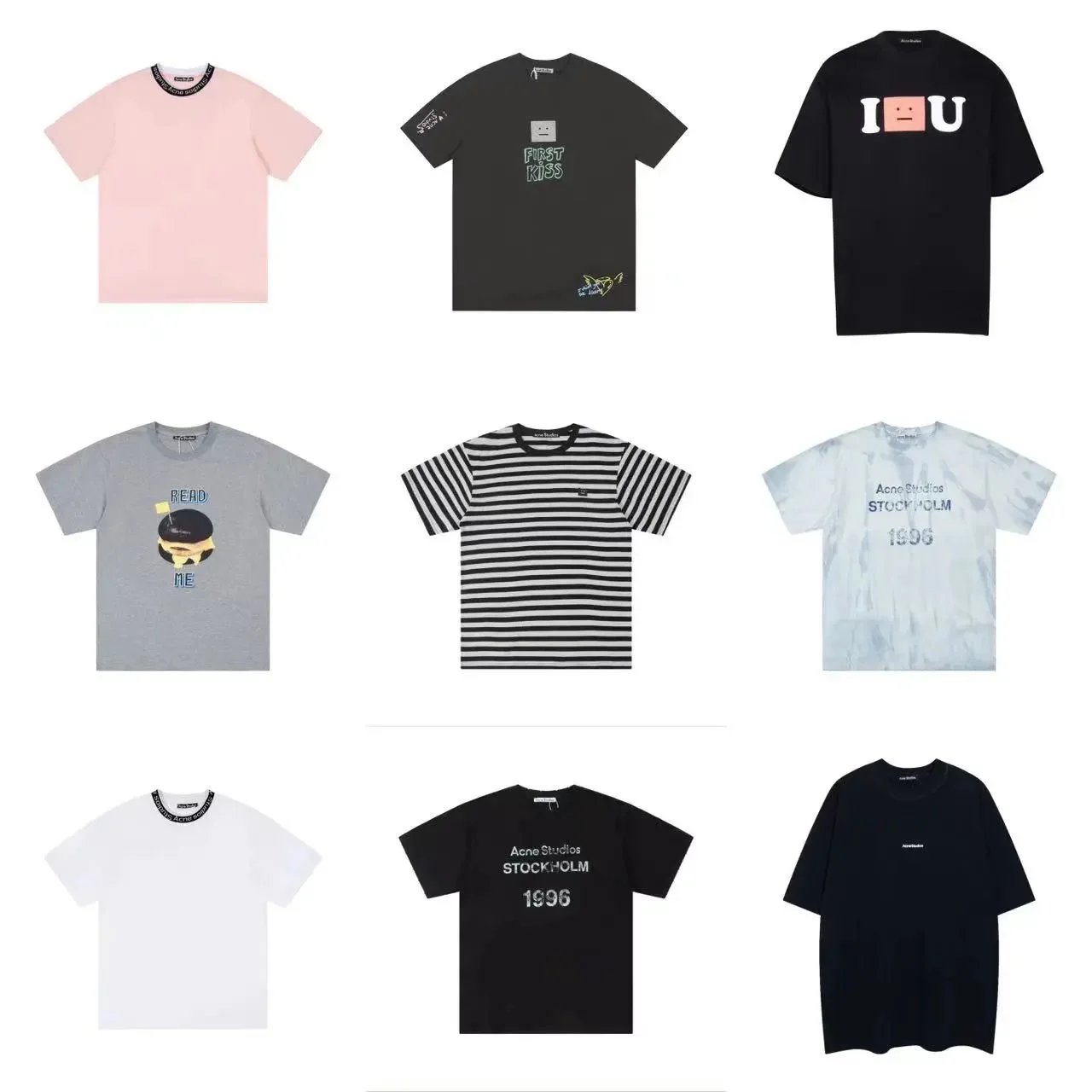 Acne Studios T-Shirts Collection Men's Fashion Streetwear