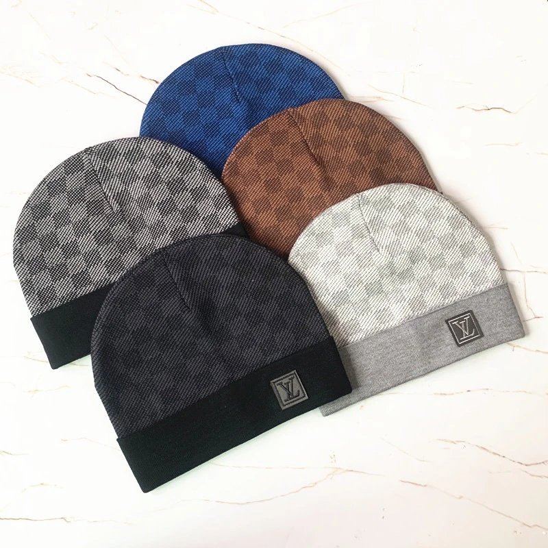 LV Monogram Beanie Hat for Men and Women