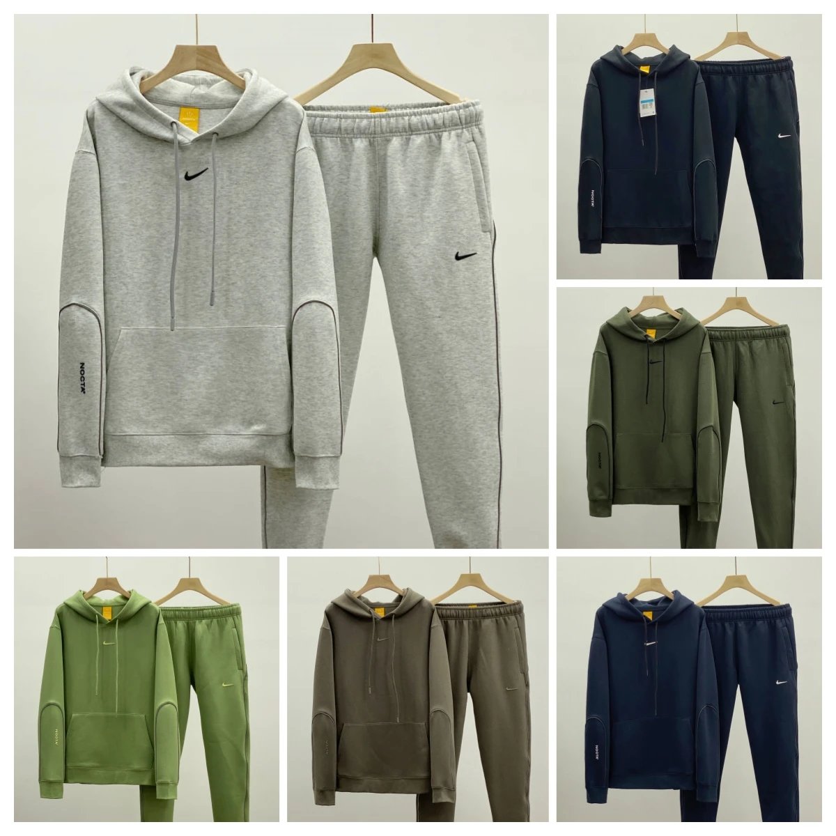 Nike Hoodie and Sweatpants Set for Men Women Casual Sportswear