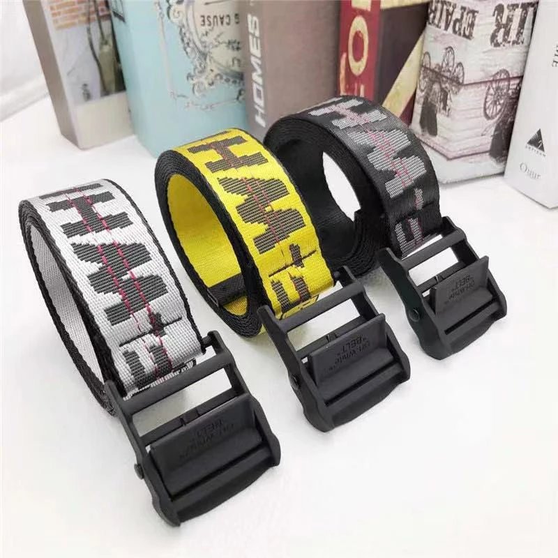 H&M Logo Web Belt for Men and Women Fashion Casual Adjustable Belt