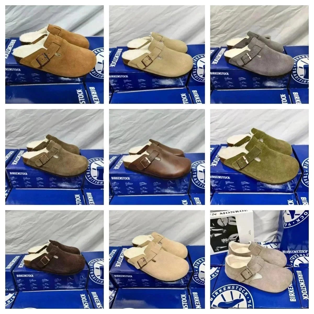 Birkenstock Boston Clogs Soft Footbed Comfortable Slip-On Shoes