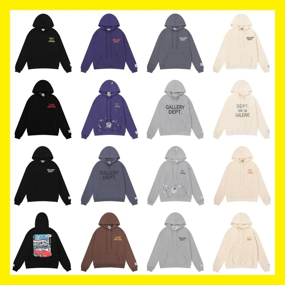 Gallery Dept Hoodies Sweatshirts for Men Women Fashion Streetwear