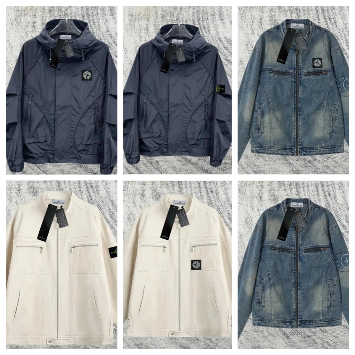 Stone Island Men's Jacket Collection - Hooded and Denim Styles