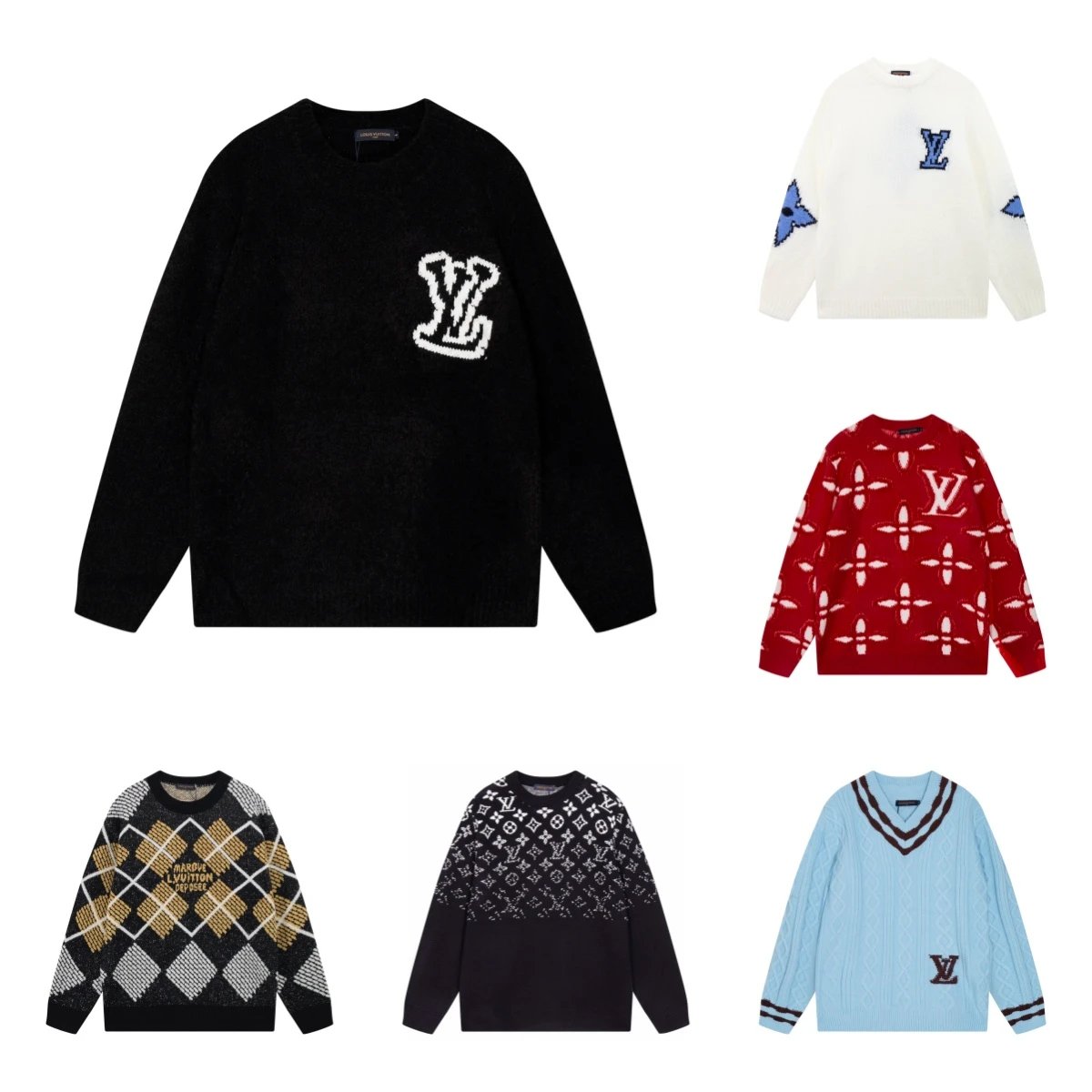 新款时尚潮流百搭毛衣-001