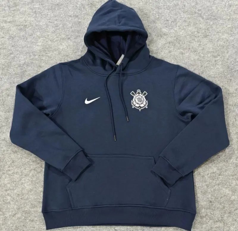 Nike Corinthians Hoodie Sweatshirt Men's Navy Blue