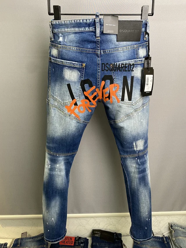 DSQUARED2 I Love Forever Graphic Denim Jeans
