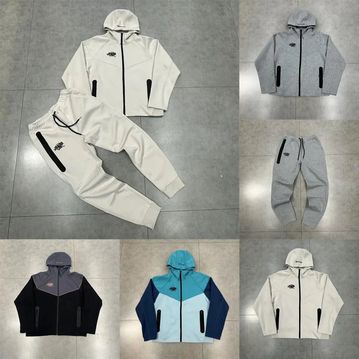Men's Hooded Tracksuit Set Sportswear Jogging Suit