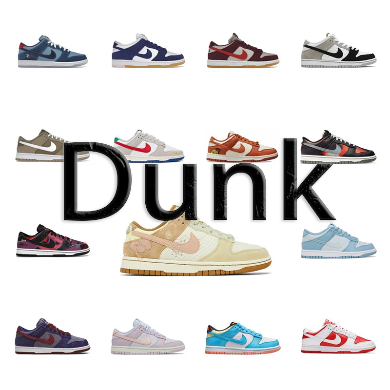 Nike Dunk Low Sneakers Men Women Streetwear Fashion Shoes