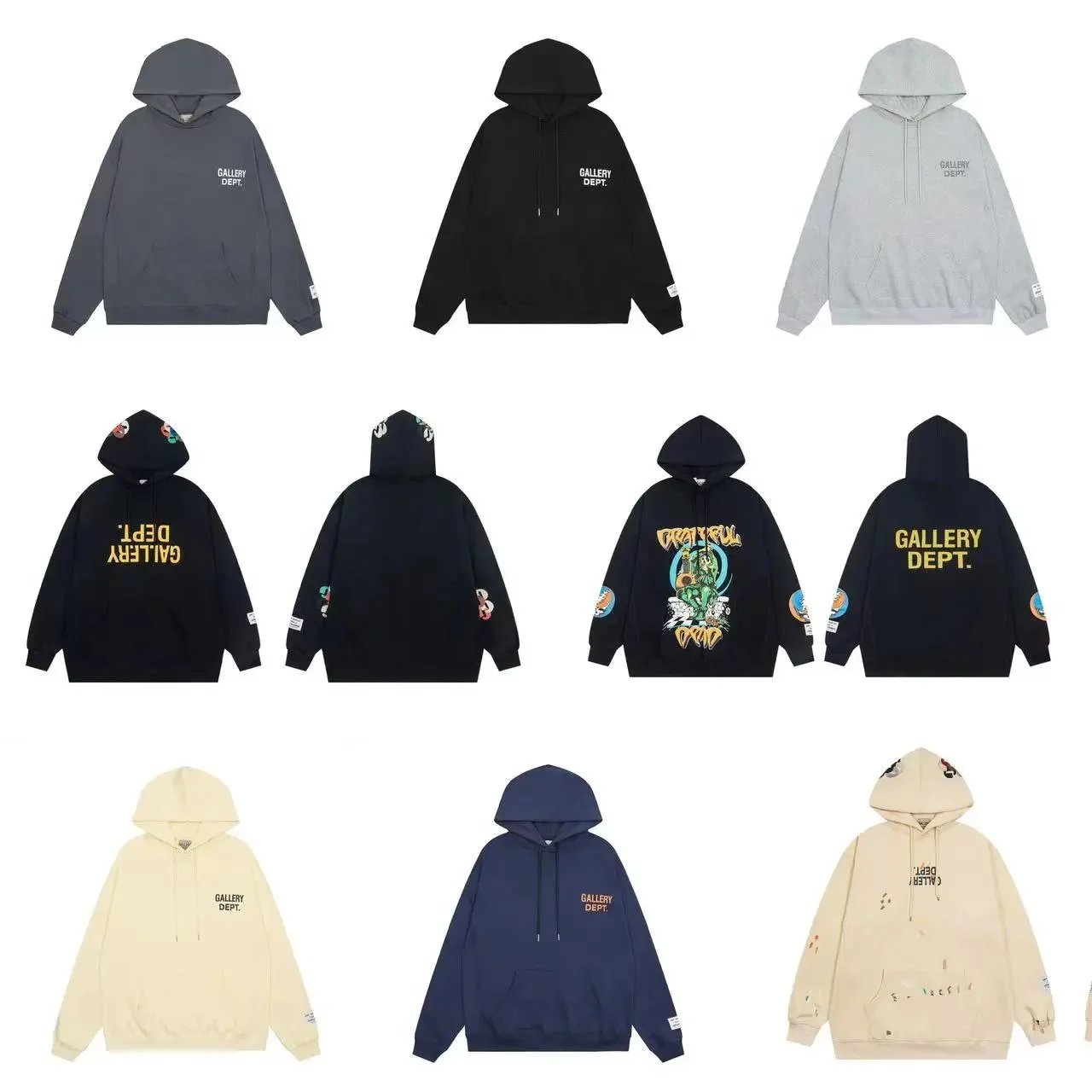 Gallery Dept Hoodies Sweatshirts Men Women Streetwear Fashion