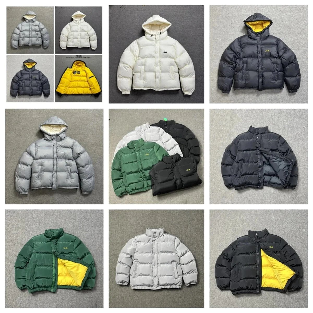 Corte Puffer Jacket Winter Warm Hooded Down Coat Men Women Outdoor